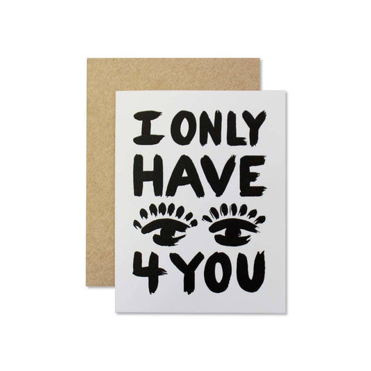 Eyes For You Card - Spiral Circle