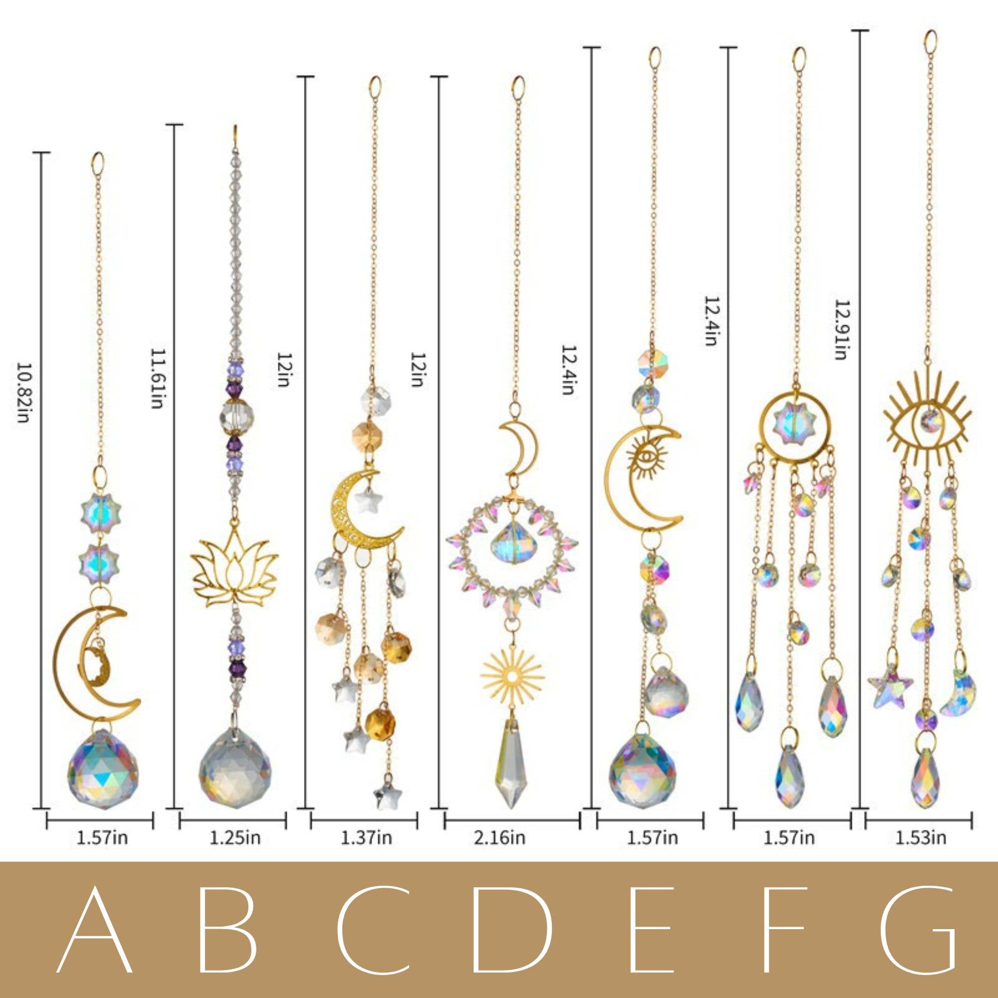 Fairy Lights Suncatcher - Spiral Circle