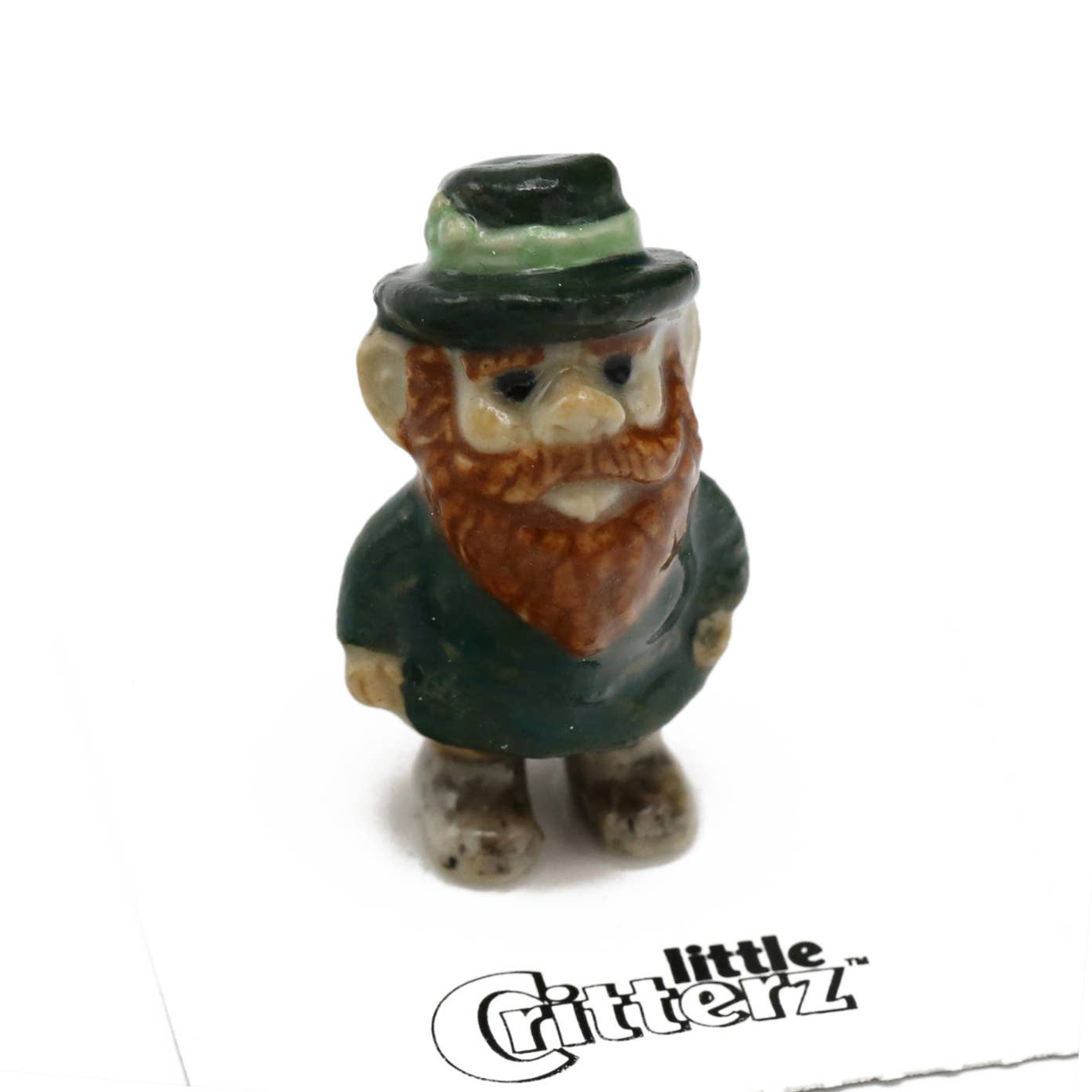 Fergus Leprechaun Porcelain Miniature - Spiral Circle
