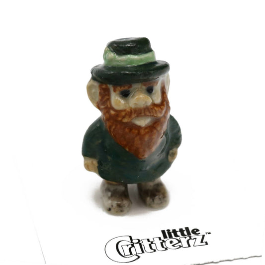 Fergus Leprechaun Porcelain Miniature - Spiral Circle