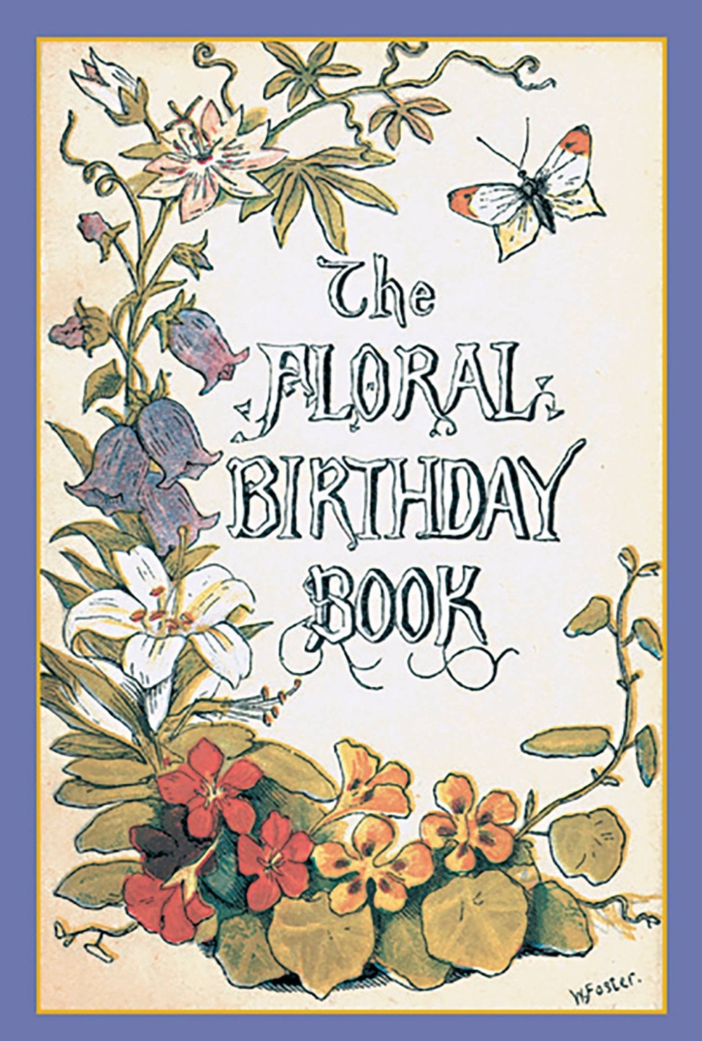 Floral Birthday Book - Spiral Circle