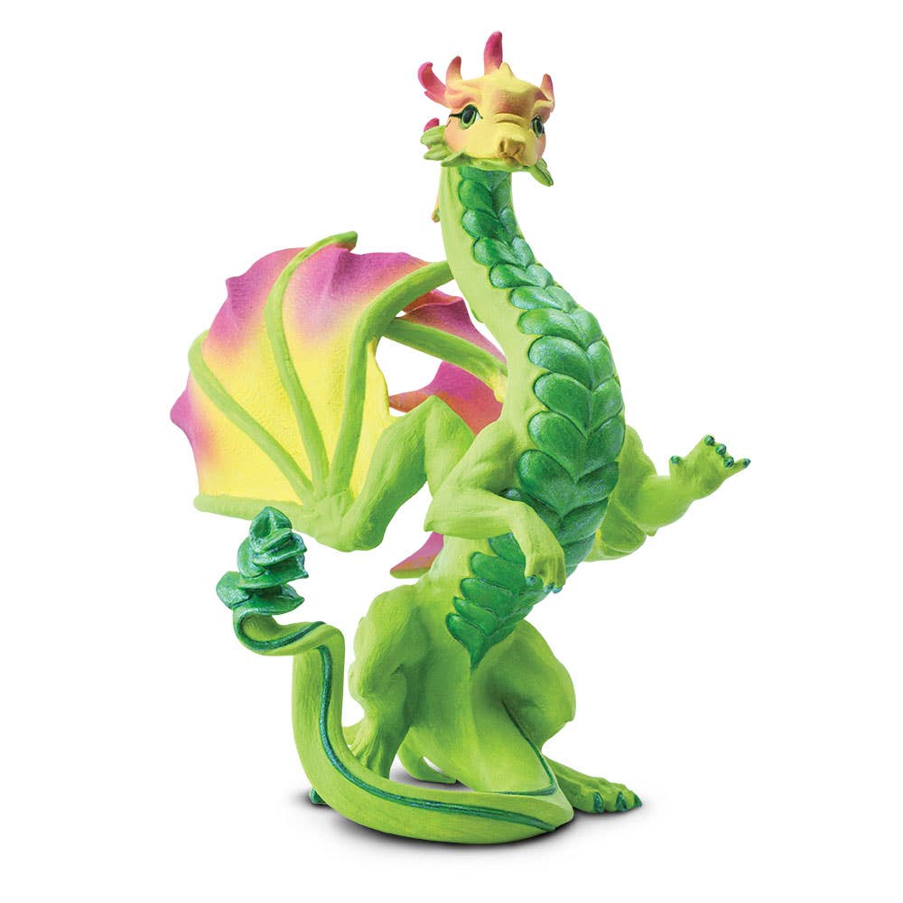 Flower Dragon Figurine - Spiral Circle