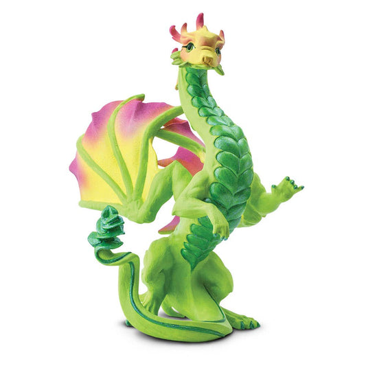 Flower Dragon Figurine - Spiral Circle