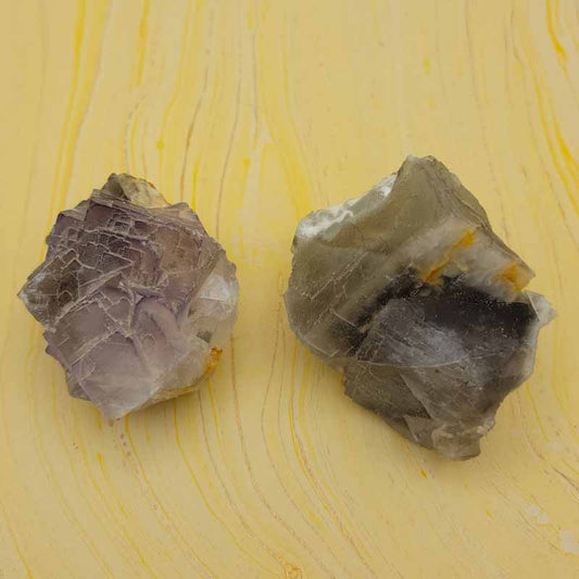 Fluorite Clusters - Spiral Circle