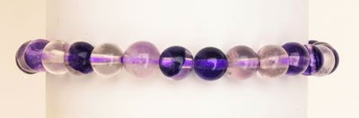 Fluorite | Focus and Protection | Stone Beaded Bracelet | 6mm - Spiral Circle