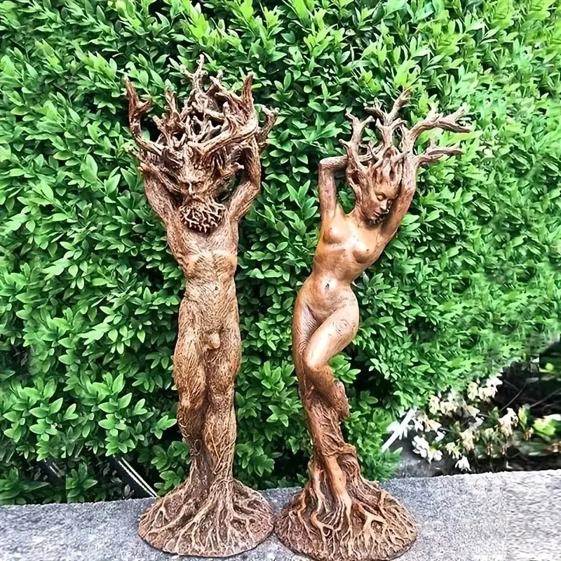 Forest Goddess Male/Female God Statue - Spiral Circle