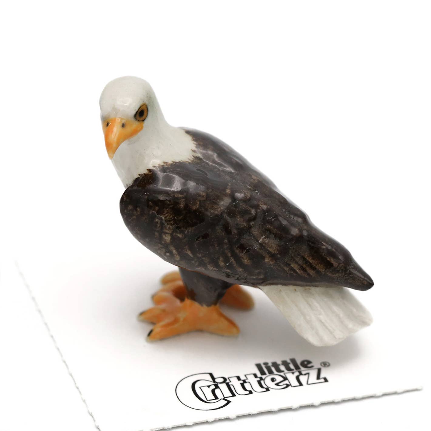 Freedom Bald Eagle | Porcelain Miniature - Spiral Circle