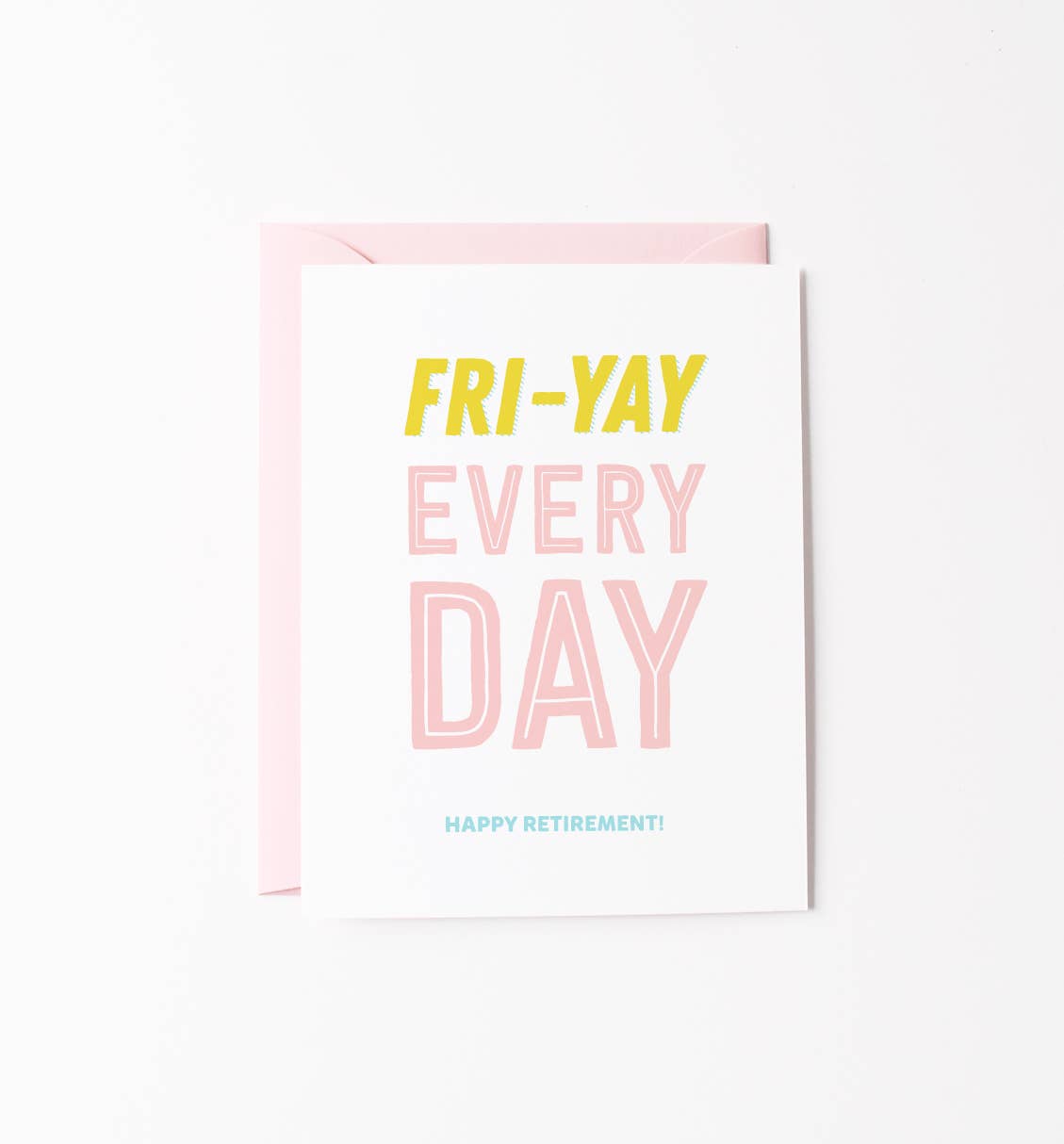 Fri-Yay retirement card - Spiral Circle