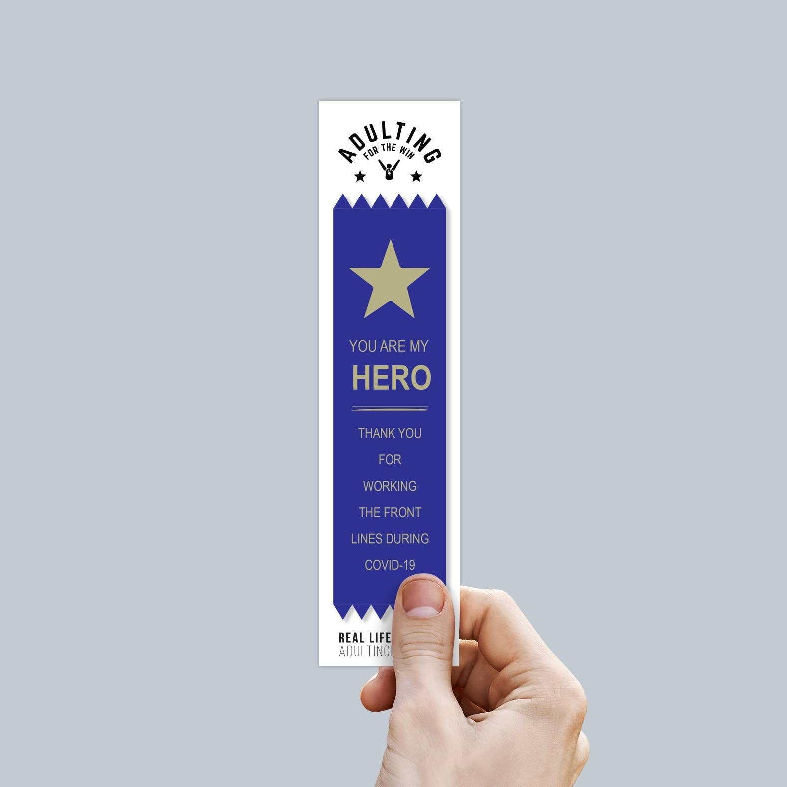 Front Line Hero Award Ribbon - Spiral Circle