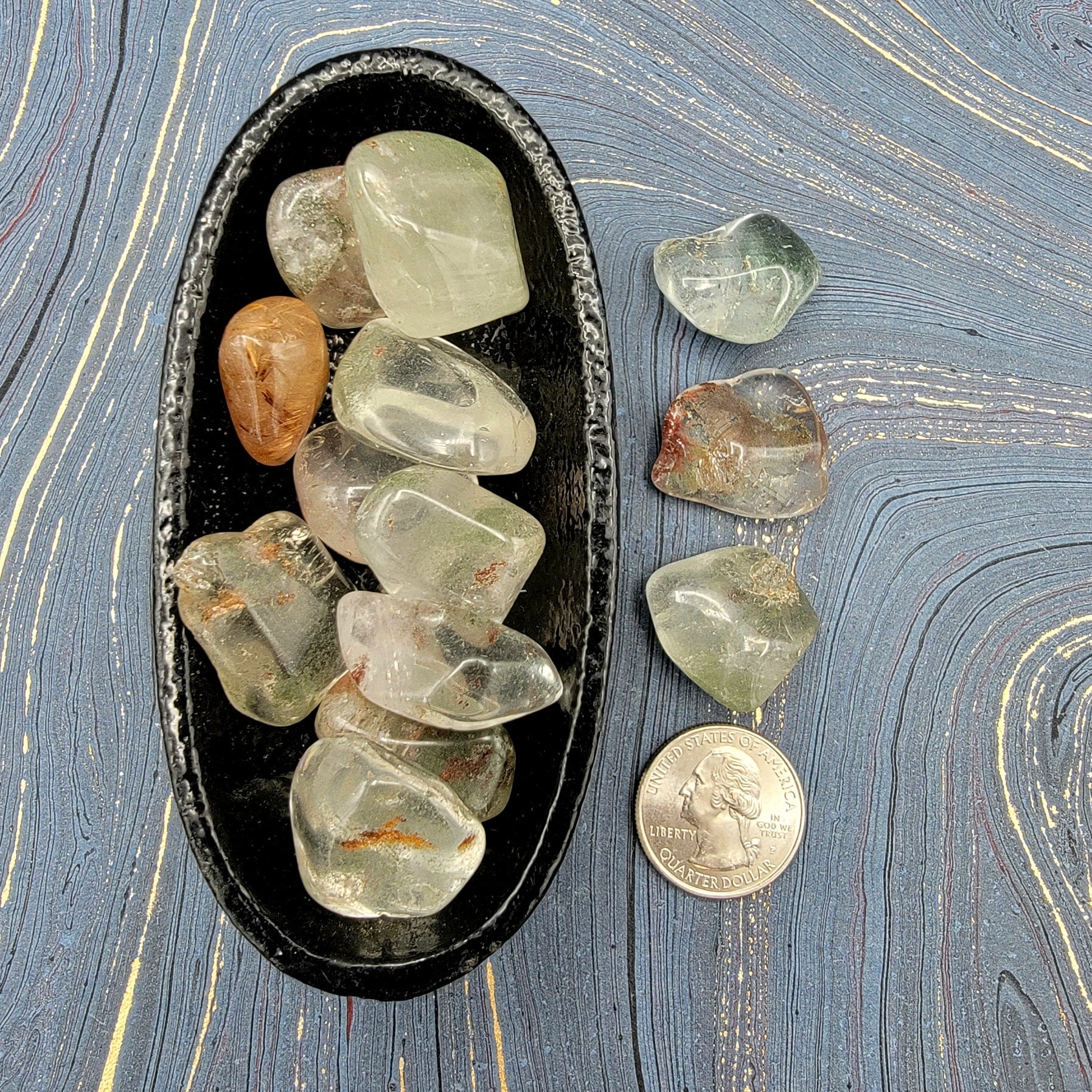 Garden Quartz - Spiral Circle