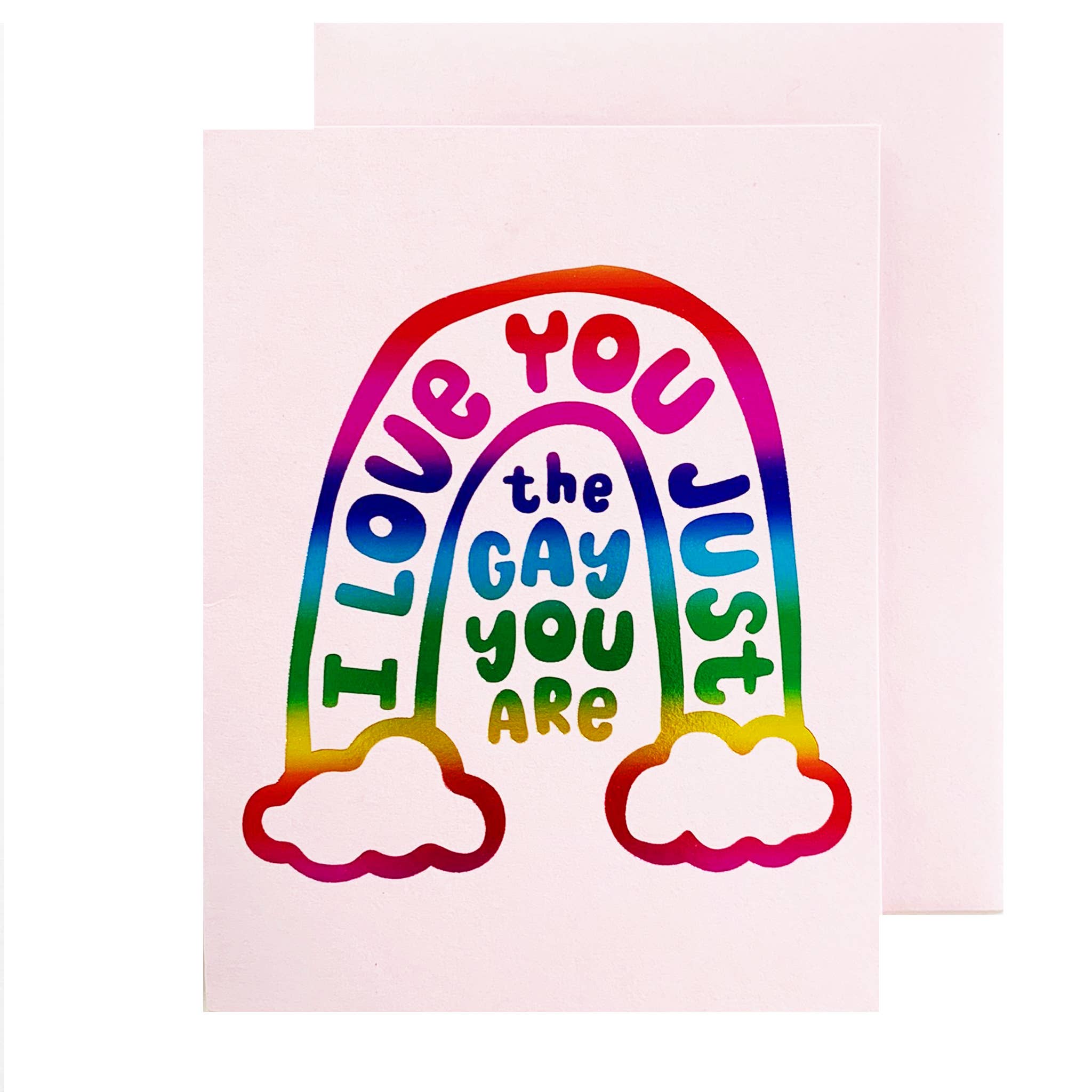 Gay You Are Love Card - Spiral Circle