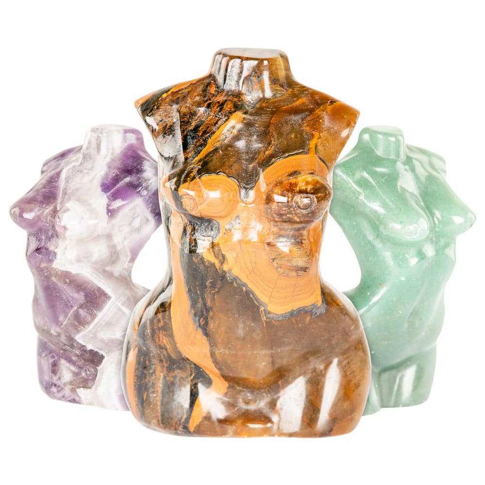 GEMSTONE GODDESS STATUE - Spiral Circle