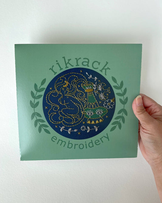 Genie Embroidery Kit - Spiral Circle