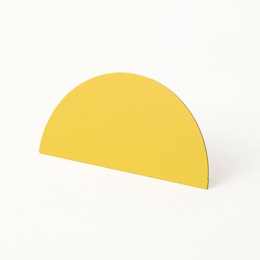 Geometric Photo Clip | Semi Circle | Yellow - Spiral Circle