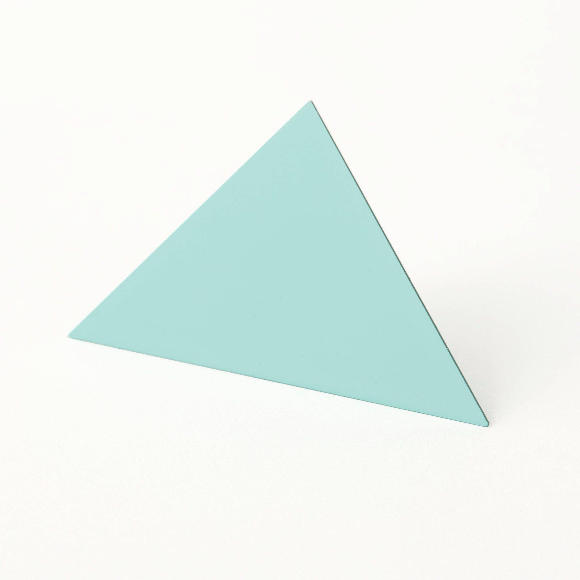 Geometric Photo Clip | Triangle | Blue - Spiral Circle