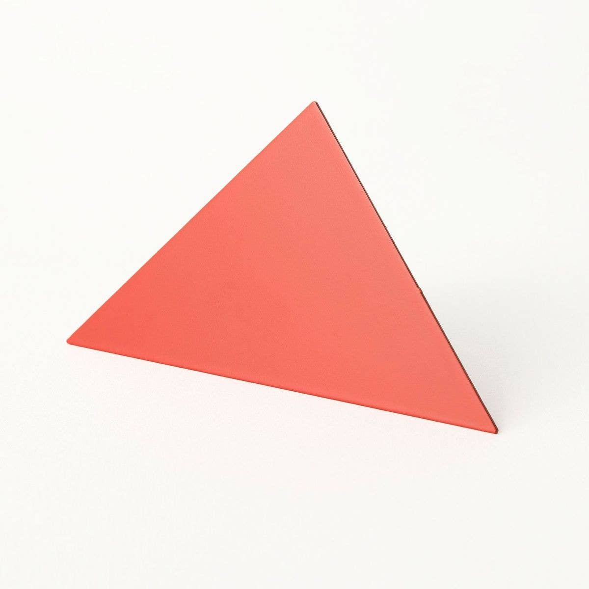 Geometric Photo Clip | Triangle | Red - Spiral Circle