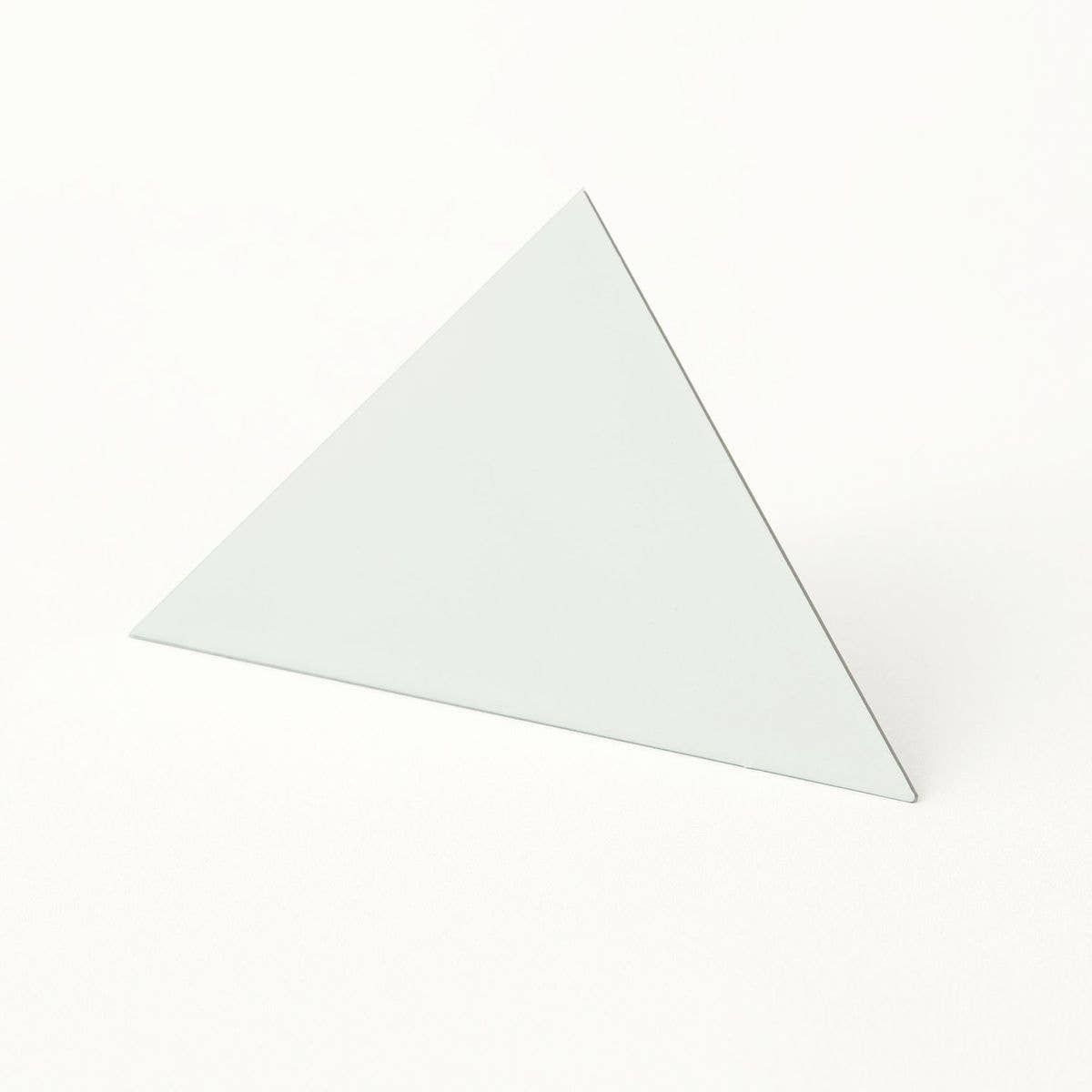 Geometric Photo Clip | Triangle | White - Spiral Circle