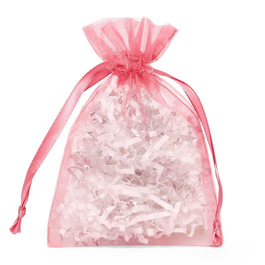 Gift Bags | Flat Organza | 2" x 3" - Spiral Circle