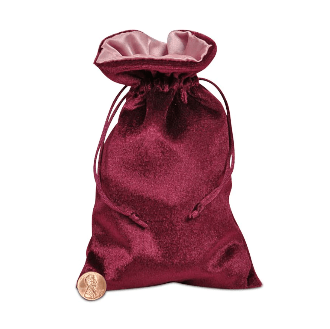 Gift Bags | Velvet and Satin | 5"x 8" - Spiral Circle