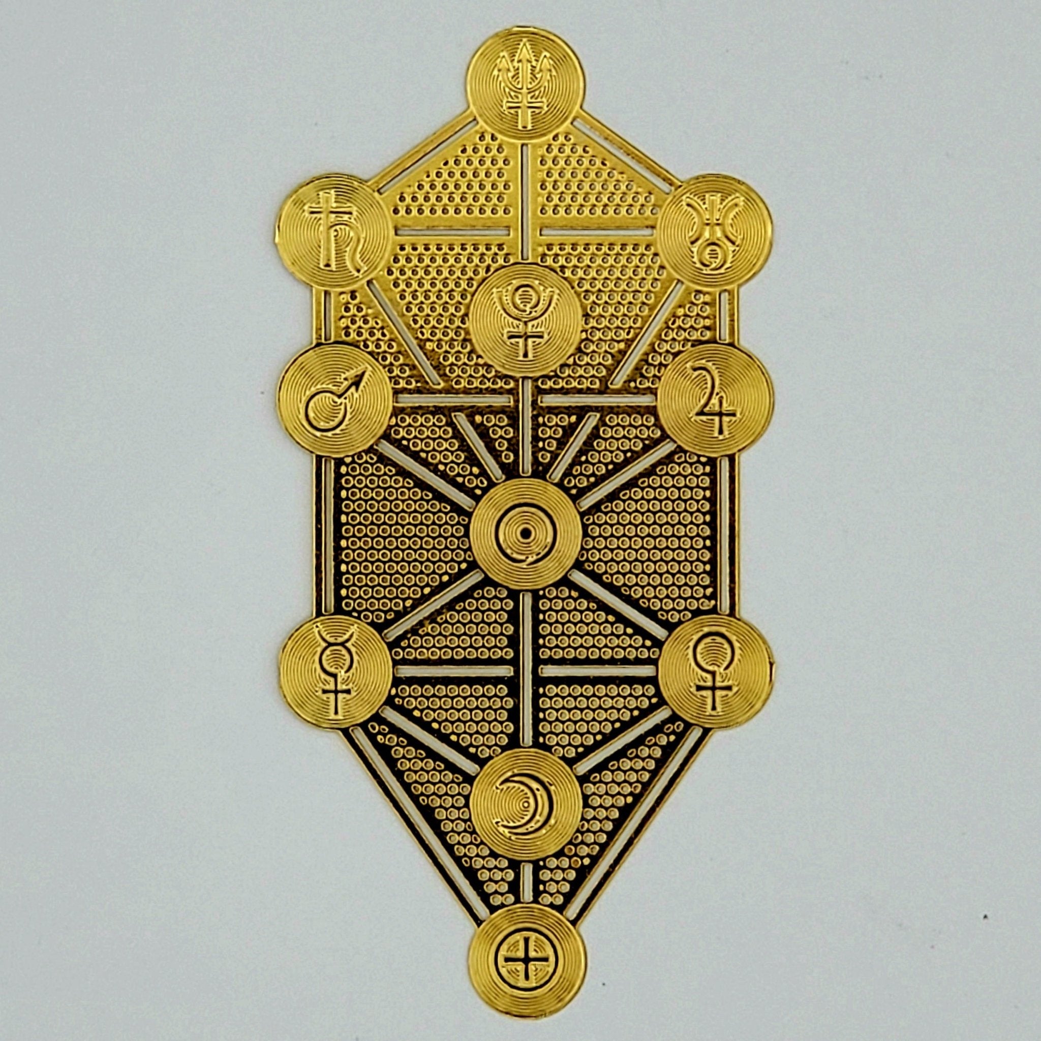 Gold Grids | 18k - Spiral Circle