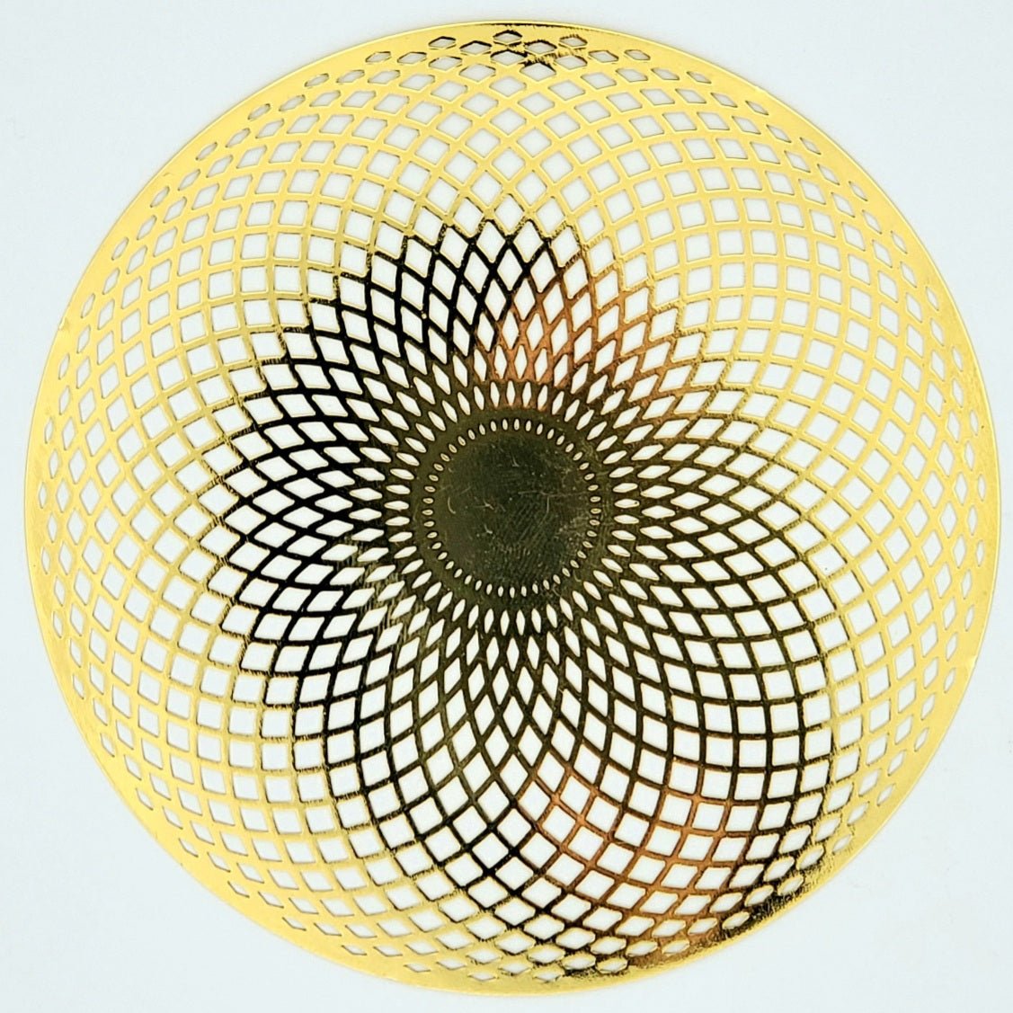 Gold Grids | 18k - Spiral Circle