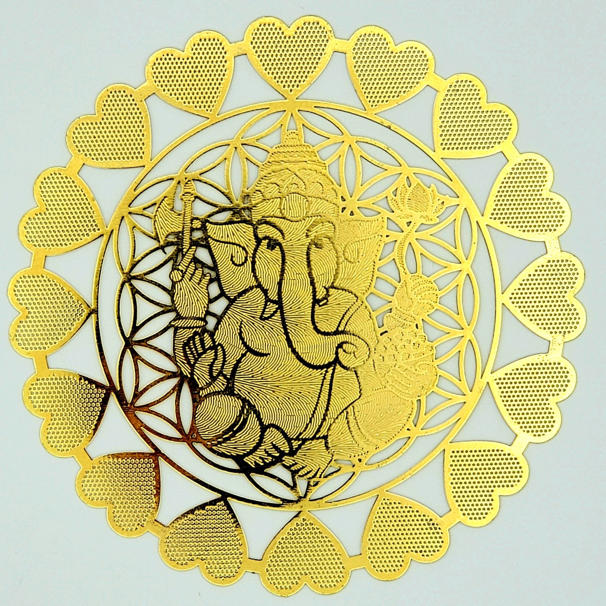 Gold Grids | 18k - Spiral Circle