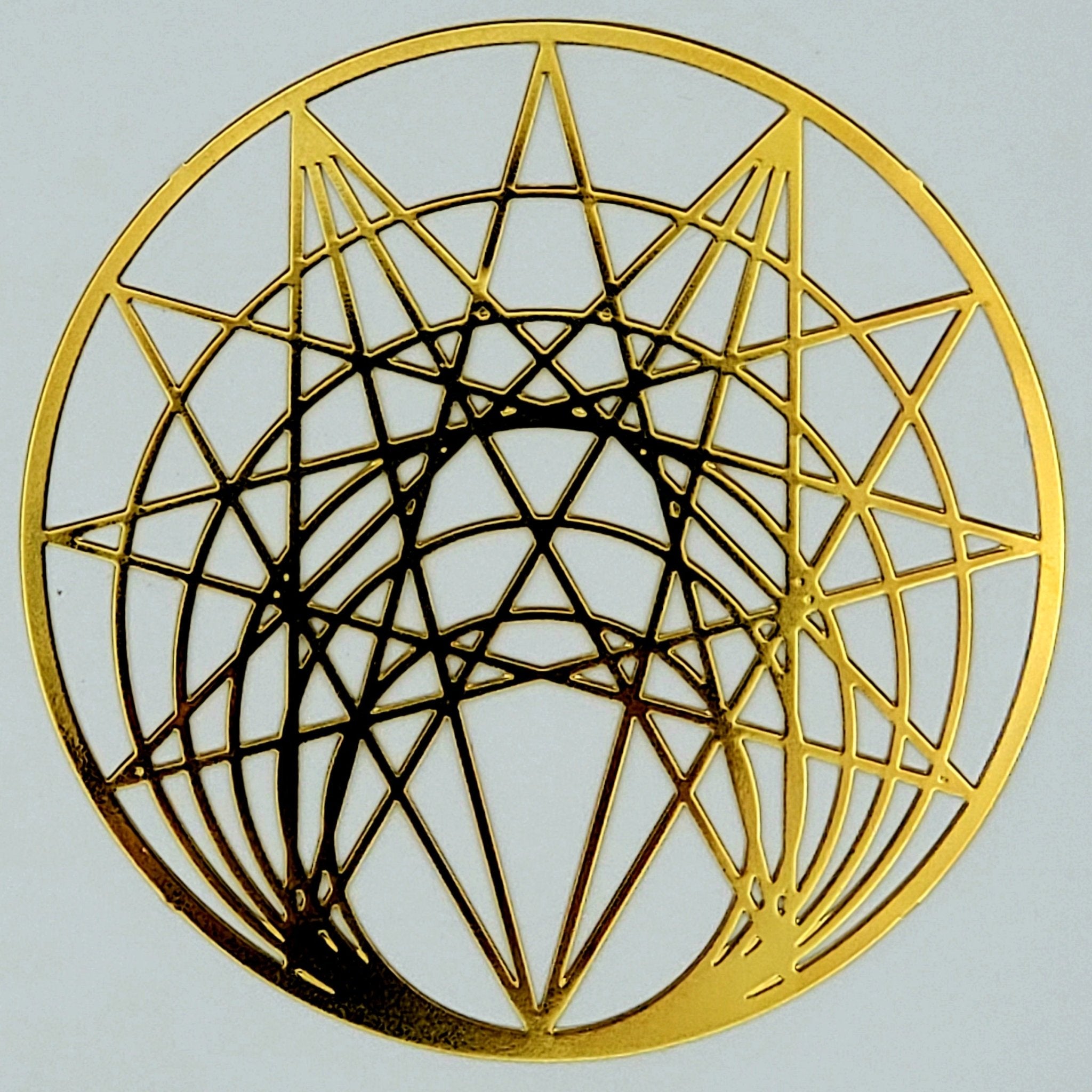 Gold Grids | 18k - Spiral Circle