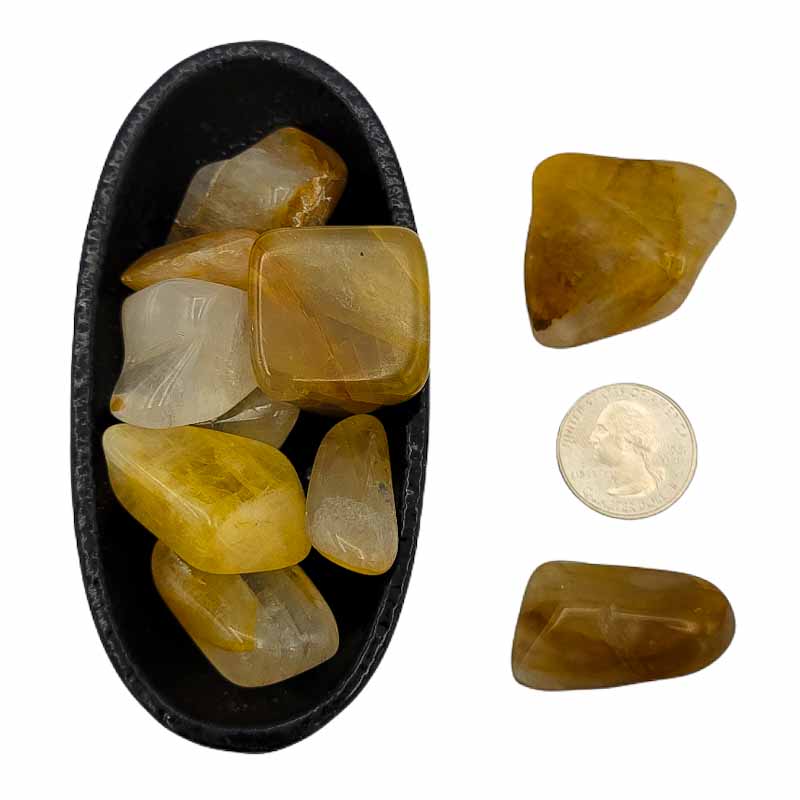 Golden Healer | Tumbled - Spiral Circle