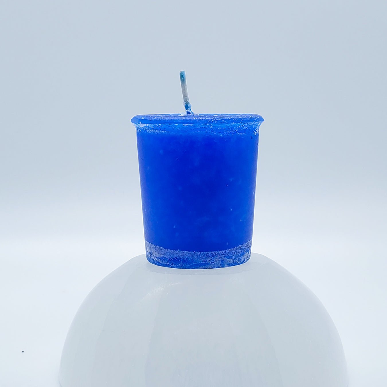 Good Health | Dark Blue | Votive Intention Candle | Reiki Charged - Spiral Circle