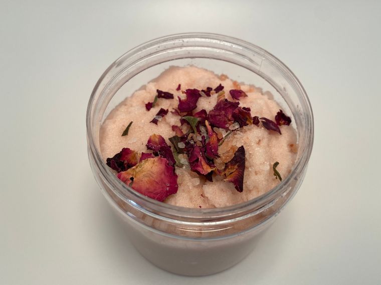 Grapefruit Rose Sugar Scrub - Spiral Circle