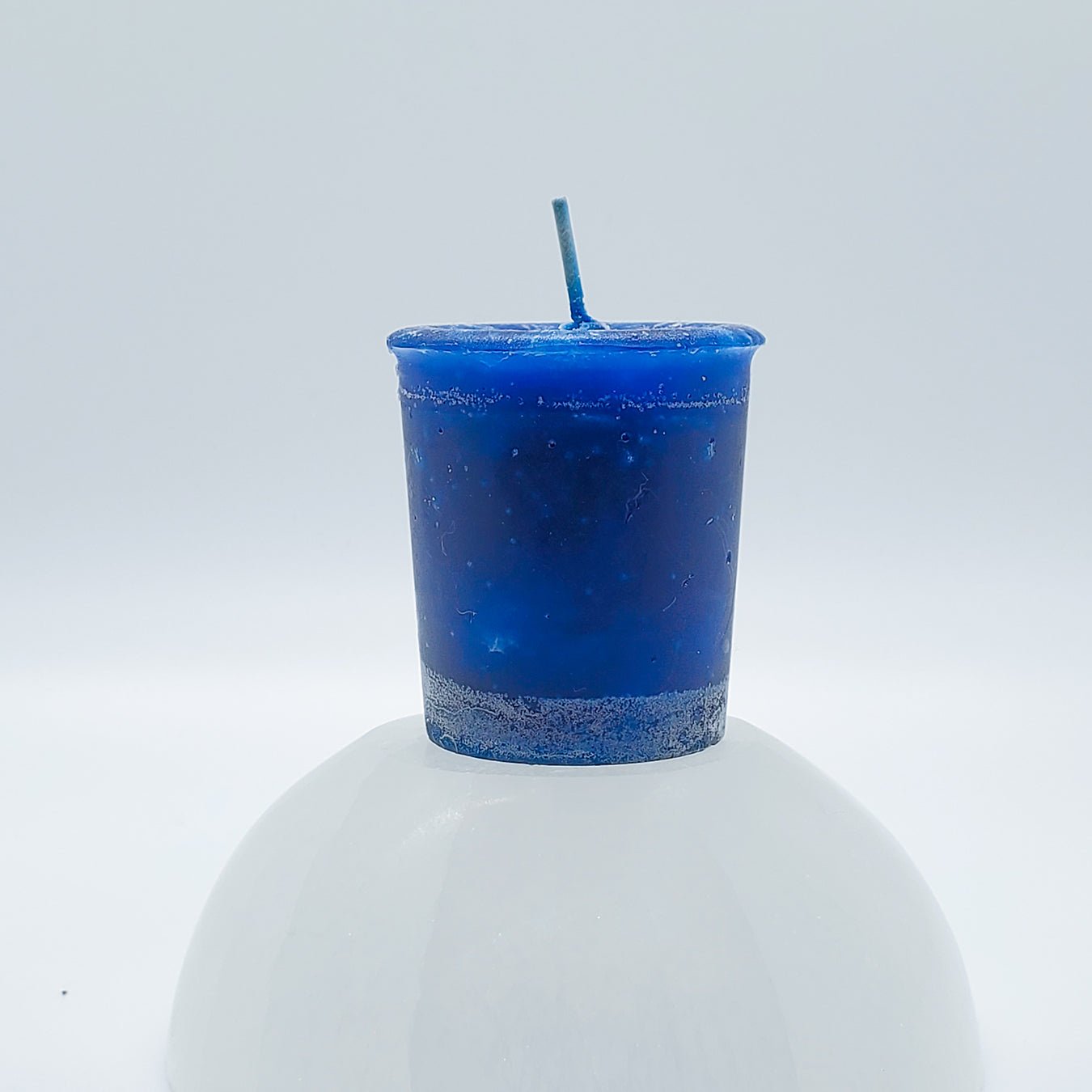 Gratitude | Midnight Blue | Votive Intention Candle | Reiki Charged - Spiral Circle