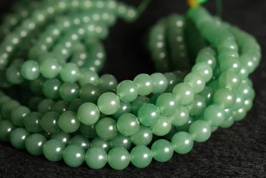 Green Aventurine | Prosperity | Stone Bracelet 6mm - Spiral Circle