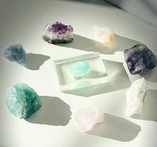 Green Fluorite Crystal Soap | Transcendent - Spiral Circle