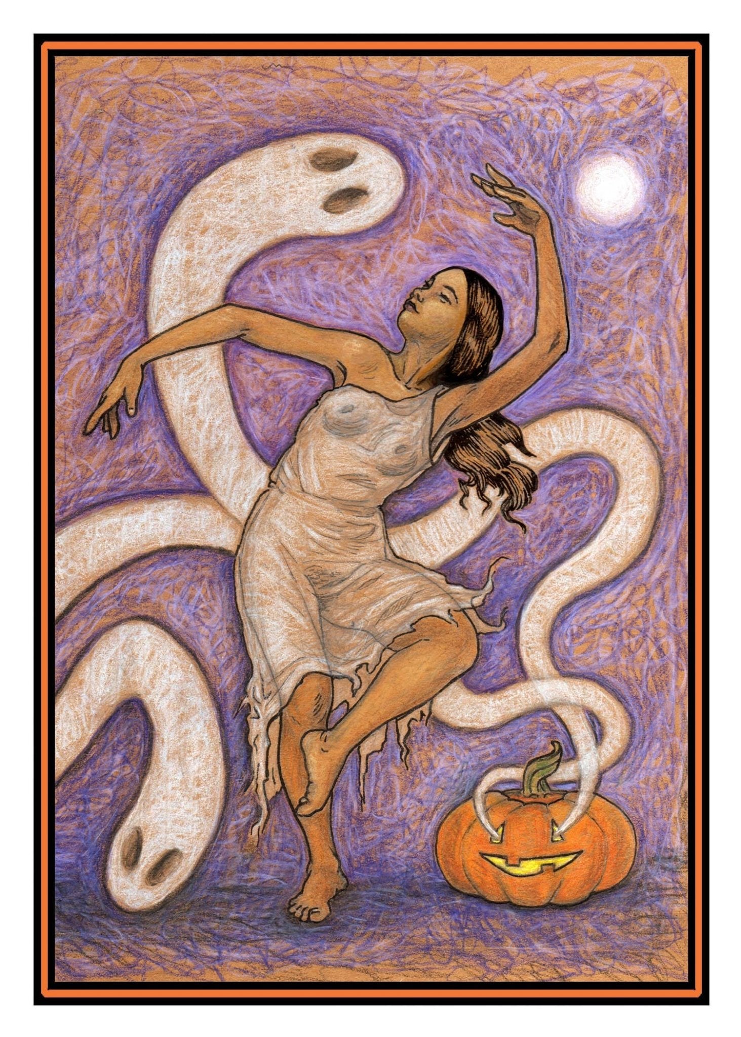 Greeting Card | Samhain/Halloween - Spiral Circle