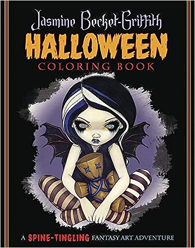 Halloween Coloring Book - Spiral Circle