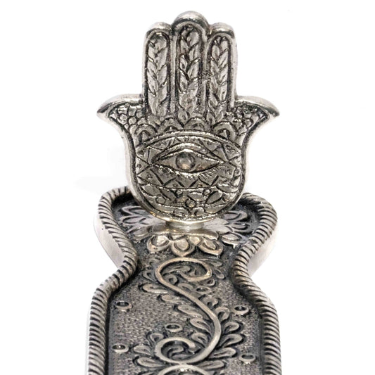 Hamsa Incense Burner - Spiral Circle