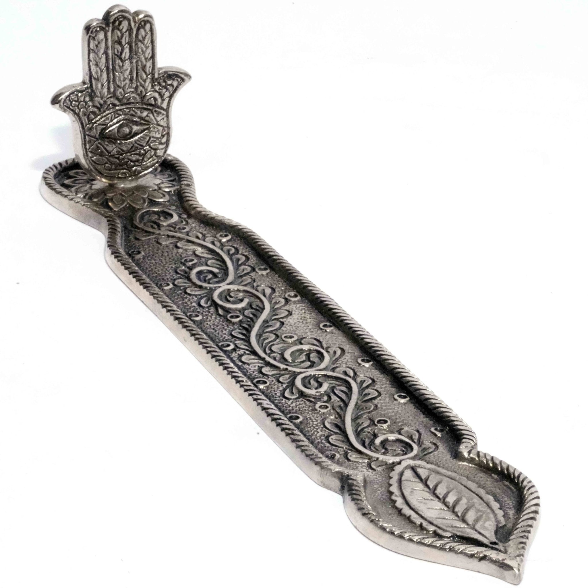 Hamsa Incense Burner - Spiral Circle