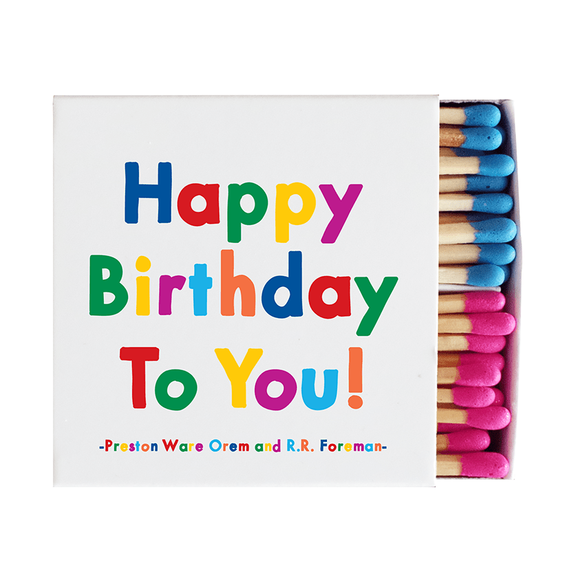 Happy Birthday To You (Preston Ware Orem & R.R. Foreman) | Matchbox - Spiral Circle