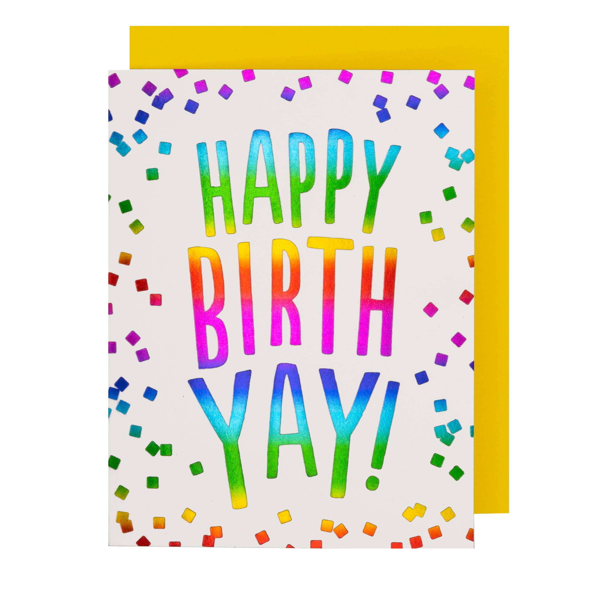 Happy Birthyay Birthday Card - Spiral Circle
