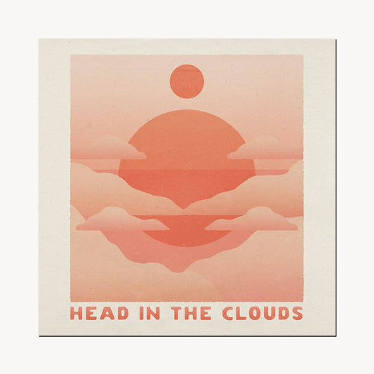Head in the Clouds Print | Art Print - Spiral Circle