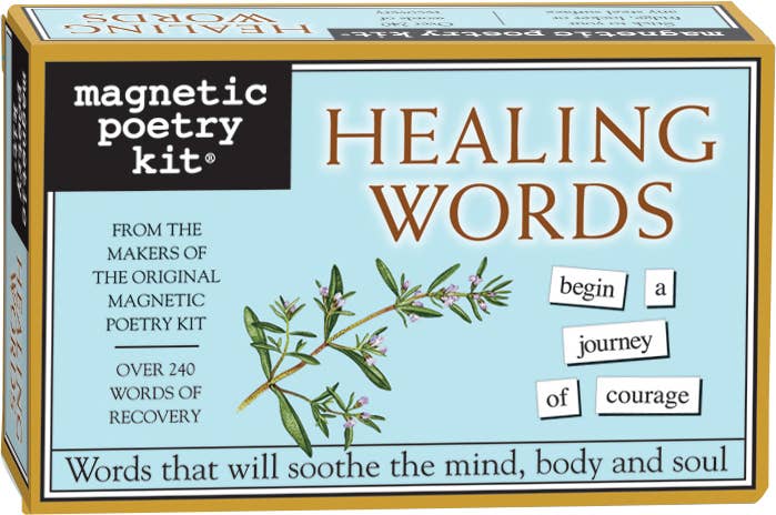 Healing Words | Magnetic Poetry Box - Spiral Circle
