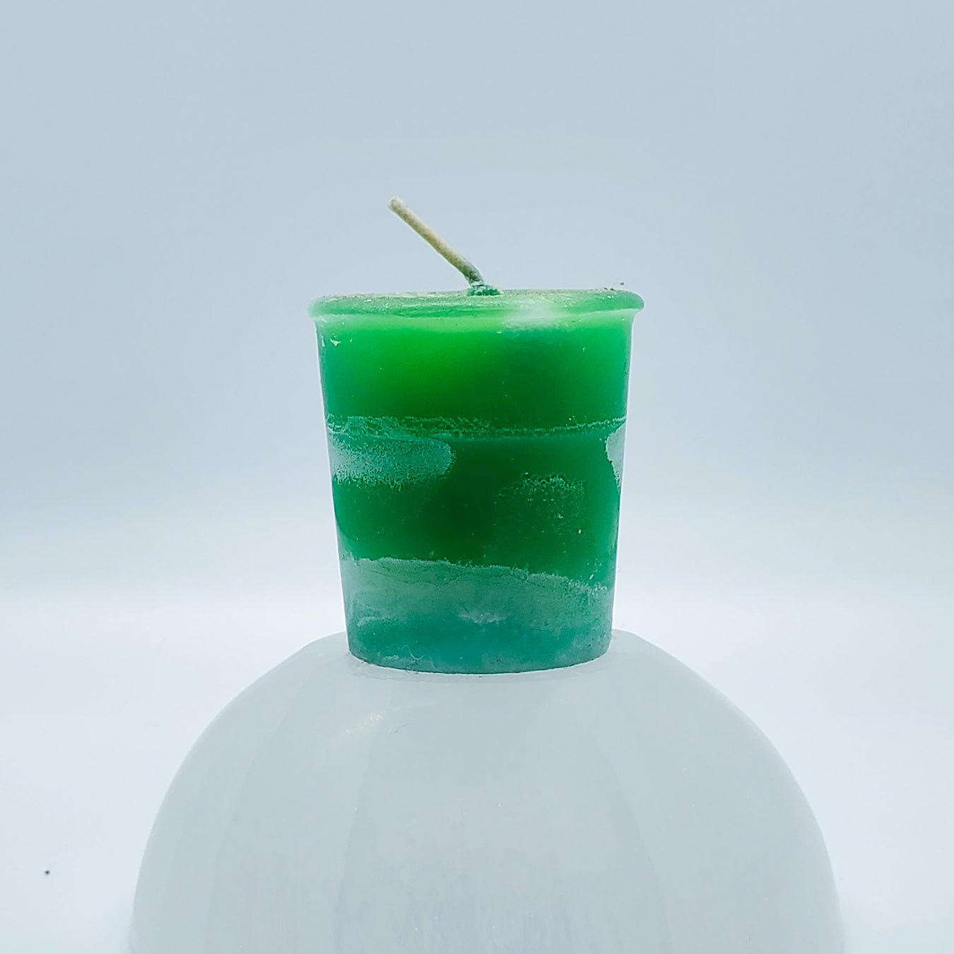 Heart Chakra | Green Votive Candle | Reiki Charged - Spiral Circle