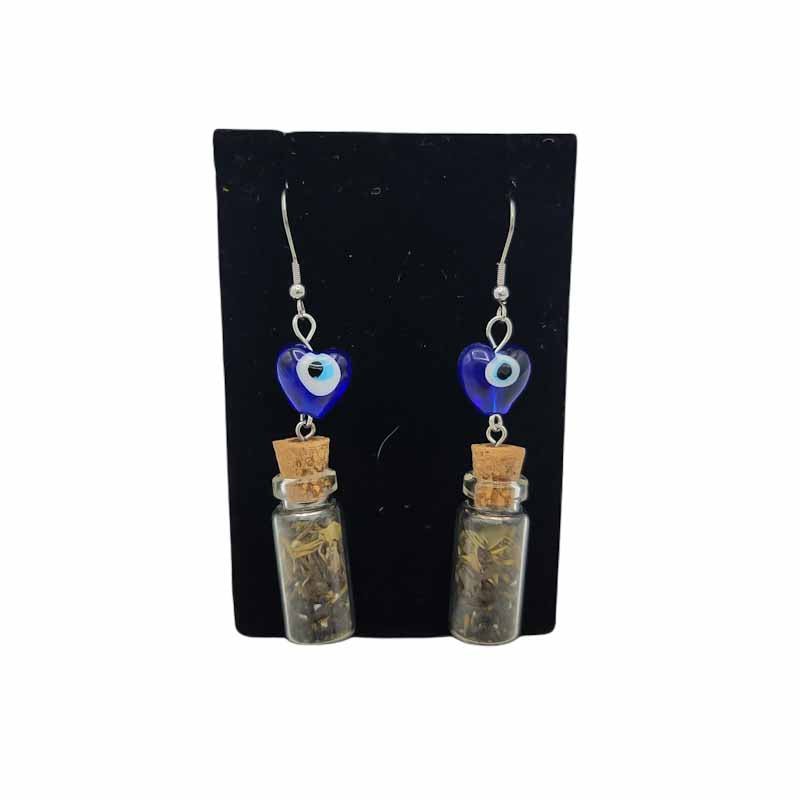 Heart of Protection Earrings - Spiral Circle