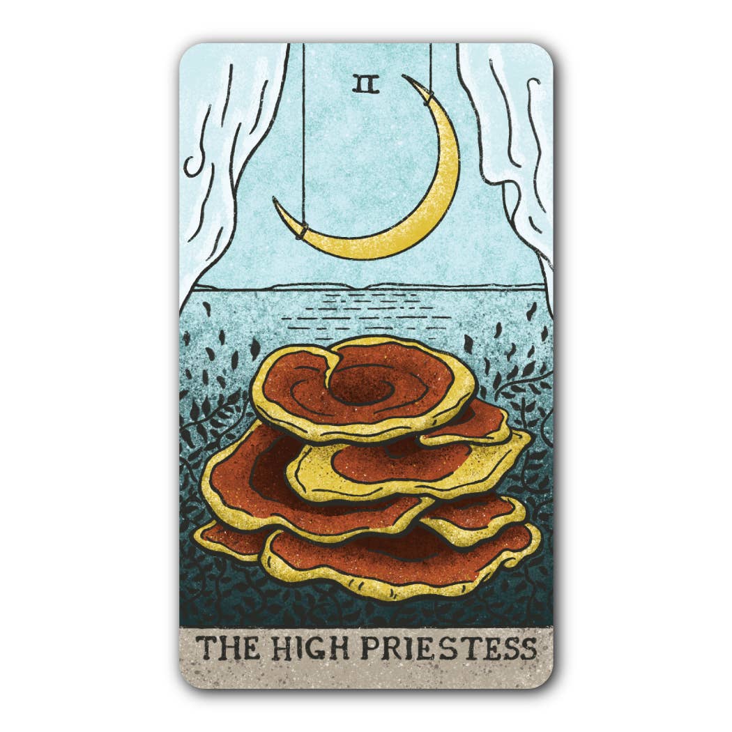 High Priestess | Vinyl Sticker - Spiral Circle