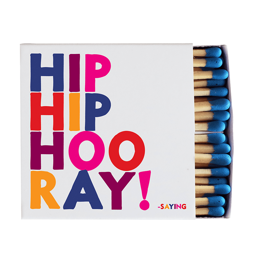 Hip Hip Hooray (Saying) | Matchbox - Spiral Circle