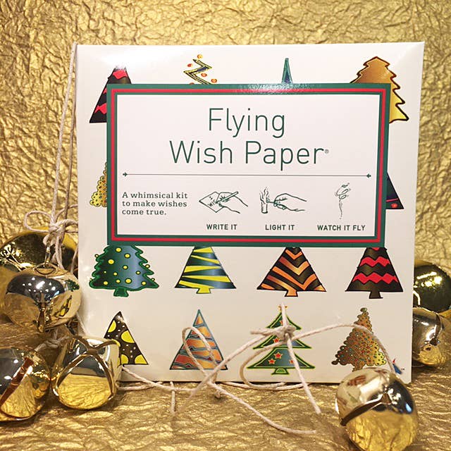Holiday Trees | Flying Wish Paper Kit | Mini - Spiral Circle