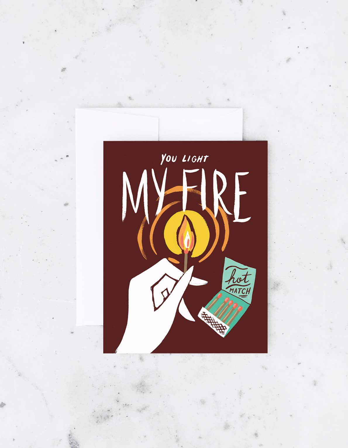 Hot Match Card - Spiral Circle