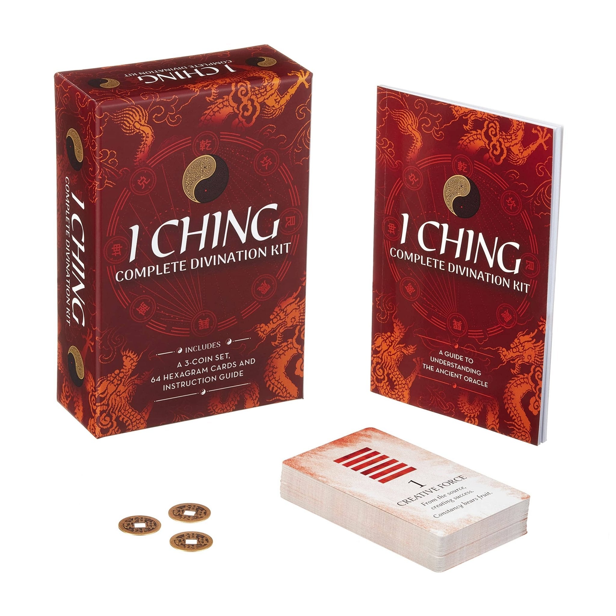 I Ching Complete Divination Kit - Spiral Circle