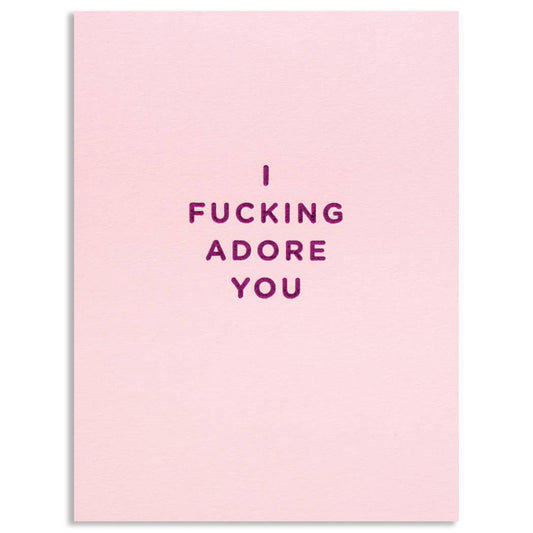 I FUCKING ADORE YOU | LAGOM LOVE CARD - Spiral Circle