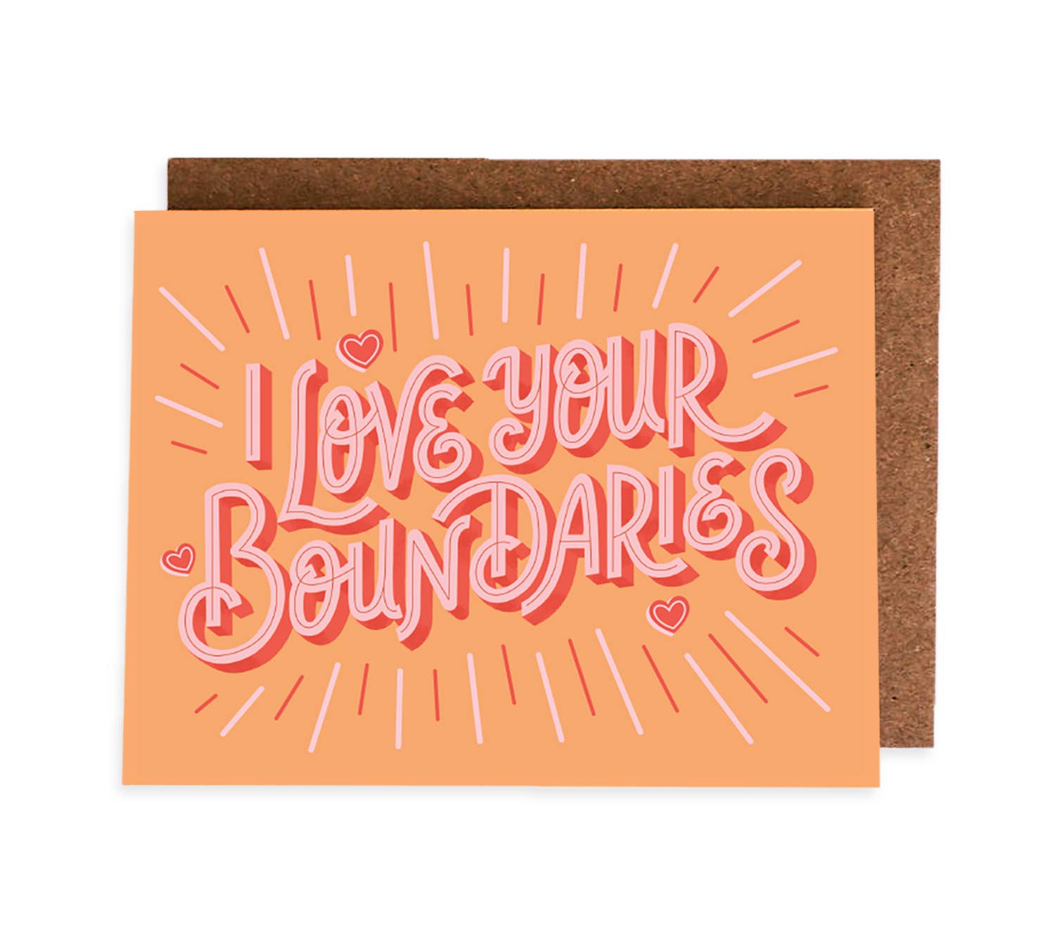 I Love Your Boundaries Card - Spiral Circle